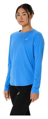 Maillot manches longues Asics Core Run Bleu Femme