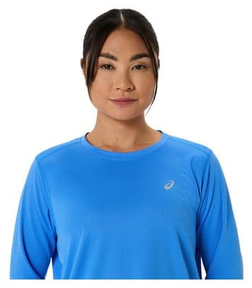 Maillot manches longues Asics Core Run Bleu Femme