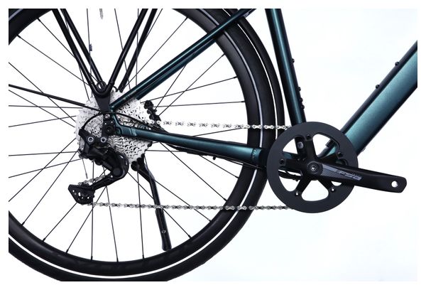 Vélo Ville Electrique Bergamont E-Sweep Tour Shimano Deore 10V Mahle 250Wh Vert 2023 - Vélo d'Exposition