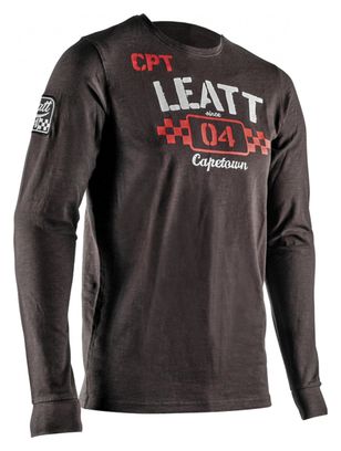 Camisa Heritage de Manga Larga Negra