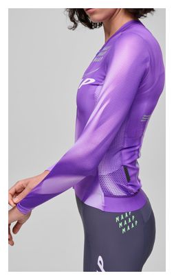 Maillot de manga larga Maap WorldTour 26 Pro Air 3.0 morado para mujer