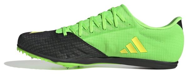Chaussures Athlétisme adidas running Distancestar Noir Jaune Vert Homme