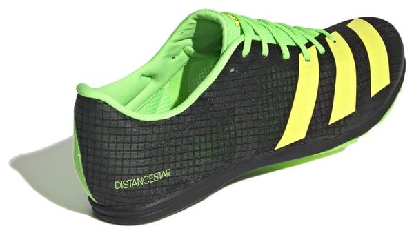Chaussures Athlétisme adidas running Distancestar Noir Jaune Vert Homme