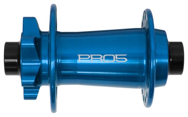 Bujes delanteros Hope Pro 5 de 32 agujeros | Boost 15x110 mm | 6 agujeros | Azul