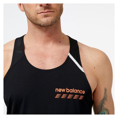 Camiseta de tirantes New Balance Accelerate Pacer Negra