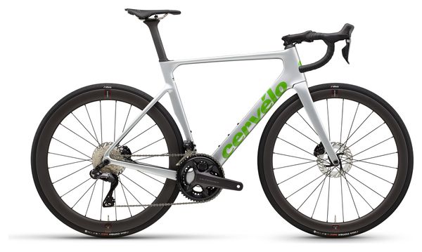 Bicicletta da strada Cervélo Soloist Shimano Ultegra Di2 12V 700 mm Grigio/Verde