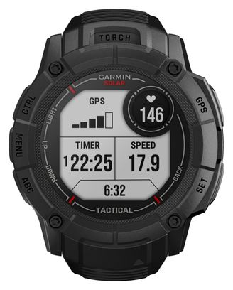 Montre GPS Garmin Instinct 2X Solar - Tactical Edition Noir
