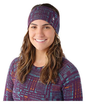 Smartwool Thermal Merino Unisex Omkeerbare Hoofdband Paars