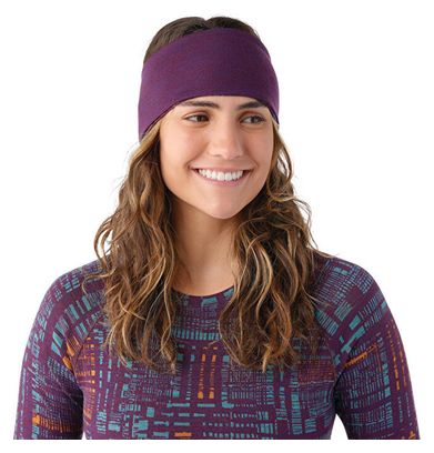 Smartwool Thermal Merino Unisex Reversible Headband Purple