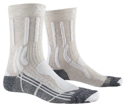 X-SOCKS Trek X Cotton Women's Socks White/Anthracite Grey