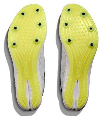 Zapatillas de Atletismo Unisex Hoka One One Crescendo MD Blanco Amarillo