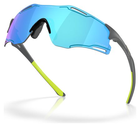 Lunettes Oakley Cybr Zero Matte Carbon/Prizm Sapphire/OO9512D-1239