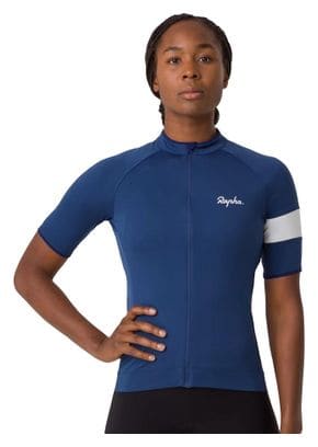 Maillot Manches Courtes Femme Rapha Core Bleu