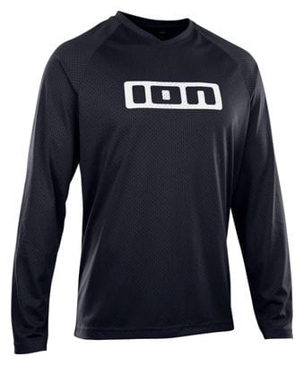 ION Logo long sleeve MTB jersey Black Unisex