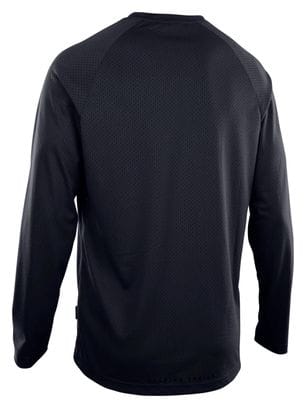 ION Logo long sleeve MTB jersey Black Unisex