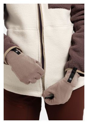 Buff Merino Midweight Lilac Ice Long Gloves