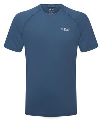 Rab Sonic Short Sleeve T-Shirt Blue Heren