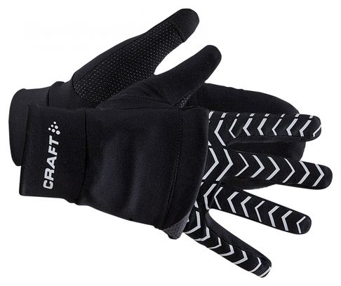 Craft ADV Lumen Hybrid Fleece Mittens Gloves Black Unisex