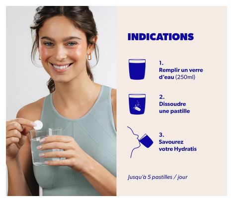 Hydratis Perzik Hydratatiedrank - 20 tabletten