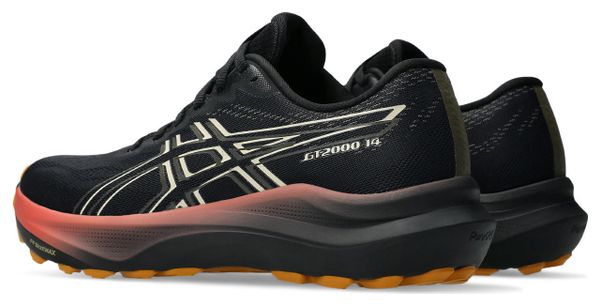 Scarpe da corsa Asics GT-2000 14 GTX Nero/Rosa/Arancione Donna