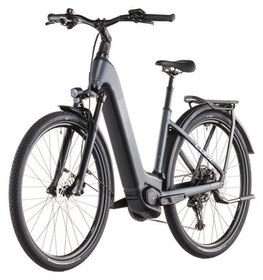VTC Électrique Cube Kathmandu Hybrid One 800 Easy Entry Shimano Cues 10V 800 Wh 700 mm Gris Metallic 2026