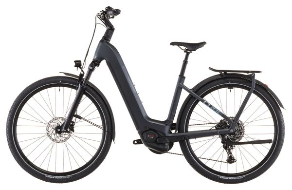 VTC Électrique Cube Kathmandu Hybrid One 800 Easy Entry Shimano Cues 10V 800 Wh 700 mm Gris Metallic 2026