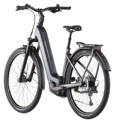 VTC Électrique Cube Kathmandu Hybrid One 800 Easy Entry Shimano Cues 10V 800 Wh 700 mm Gris Metallic 2026