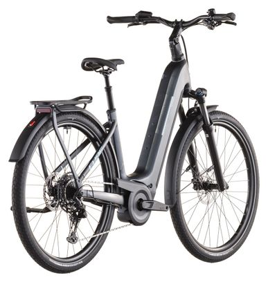VTC Électrique Cube Kathmandu Hybrid One 800 Easy Entry Shimano Cues 10V 800 Wh 700 mm Gris Metallic 2026