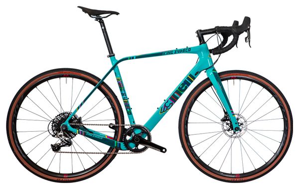 Gravel Bike Cinelli King Zydeco Sram Rival 1x 11V 700 mm Blau 2022