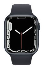 Apple Watch Series 7 GPS + Cellular - 45mm - Boîtier Midnight Aluminium - Bracelet Midnight Sport Band - Regular