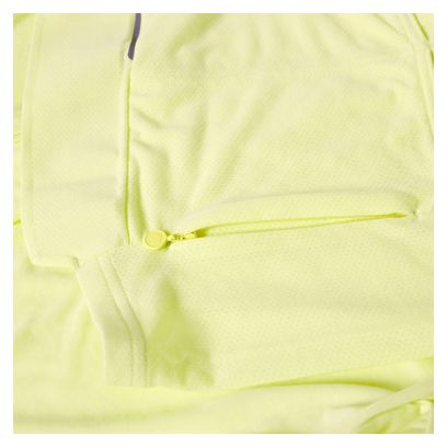 Maglia a maniche corte Endura Loop Full Zip gialla da uomo