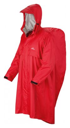 Waterproof poncho Ferrino Trekker Ripstop Red