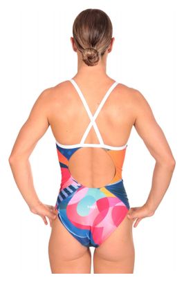 Dameszwempak Mako Nereid Flamingo Blue / Multicolour