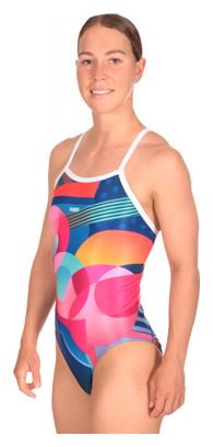 Dameszwempak Mako Nereid Flamingo Blue / Multicolour