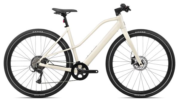 Vélo de Ville Électrique Orbea Vibe Mid H30 Shimano Acera 8V 250 Wh 700 mm Blanc Ivory 2024