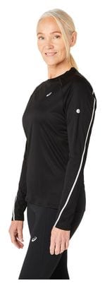 Asics Road Lite-Show Langarm Trikot Schwarz Damen