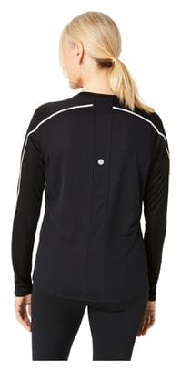 Asics Road Lite-Show Langarm Trikot Schwarz Damen