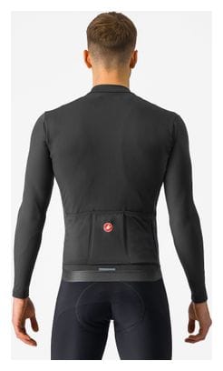 Maillot térmico de manga larga Castelli Espresso Negro