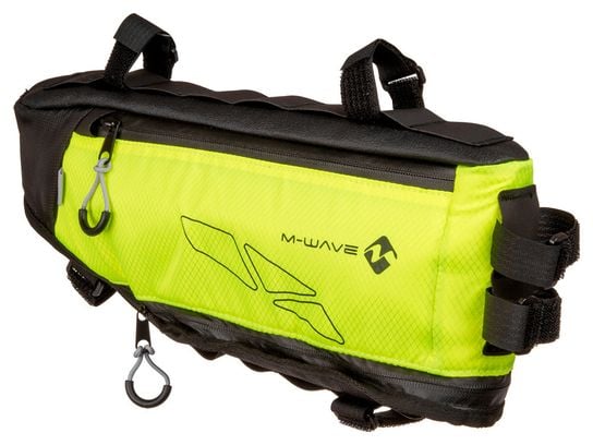 M Wave Rough Ride Triangle 4.2 L Frame Bag Neon Yellow / Black