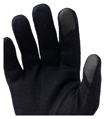 Buff Merino Midweight Long Gloves - Night Blue
