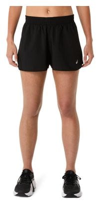 Asics Core Run Schwarz Damen Split Shorts