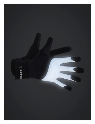 Craft ADV Lumen Reflective Fleece Guantes de invierno Negro Unisex