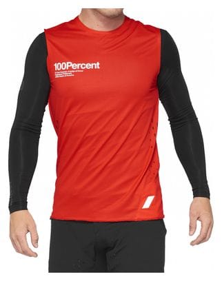 Camiseta sin mangas 100% R-Core Concept Rojo