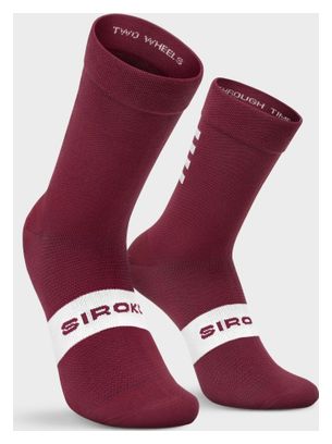 Chaussettes vélo Cyclisme Homme et Femme S1 Maroon Volata Bordeaux