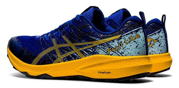 Asics Fuji Lite 2 Trail Schuhe Blau Gelb