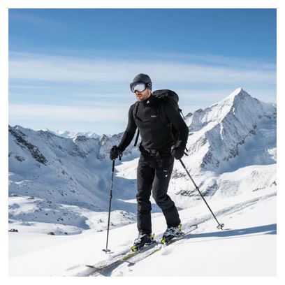 Finn Zip 210 – Sous-vêtement mérinos zippé chaud noir