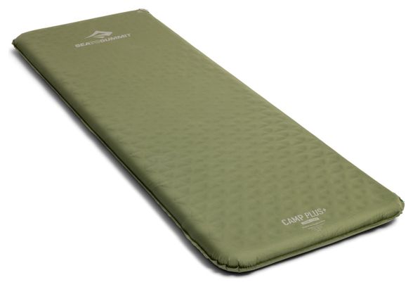 Colchón autohinchable Sea to Summit Camp Plus, grande, rectangular, verde
