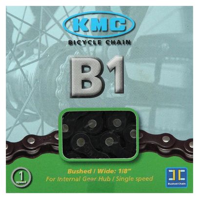 KMC B1 Wide bicycle chain - 112 links 1 speed Black