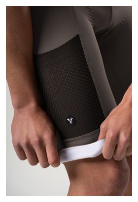 Pantaloncini da ciclismo LeBram Off-Road Cargo, marrone talpa