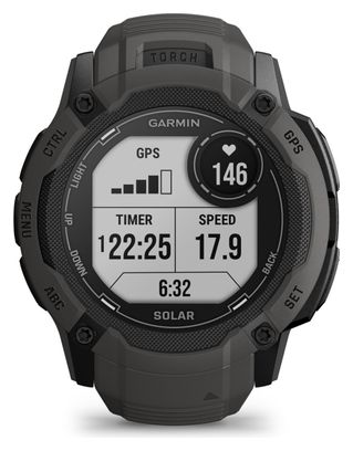 Montre GPS Garmin Instinct 2X Solar Gris Graphite